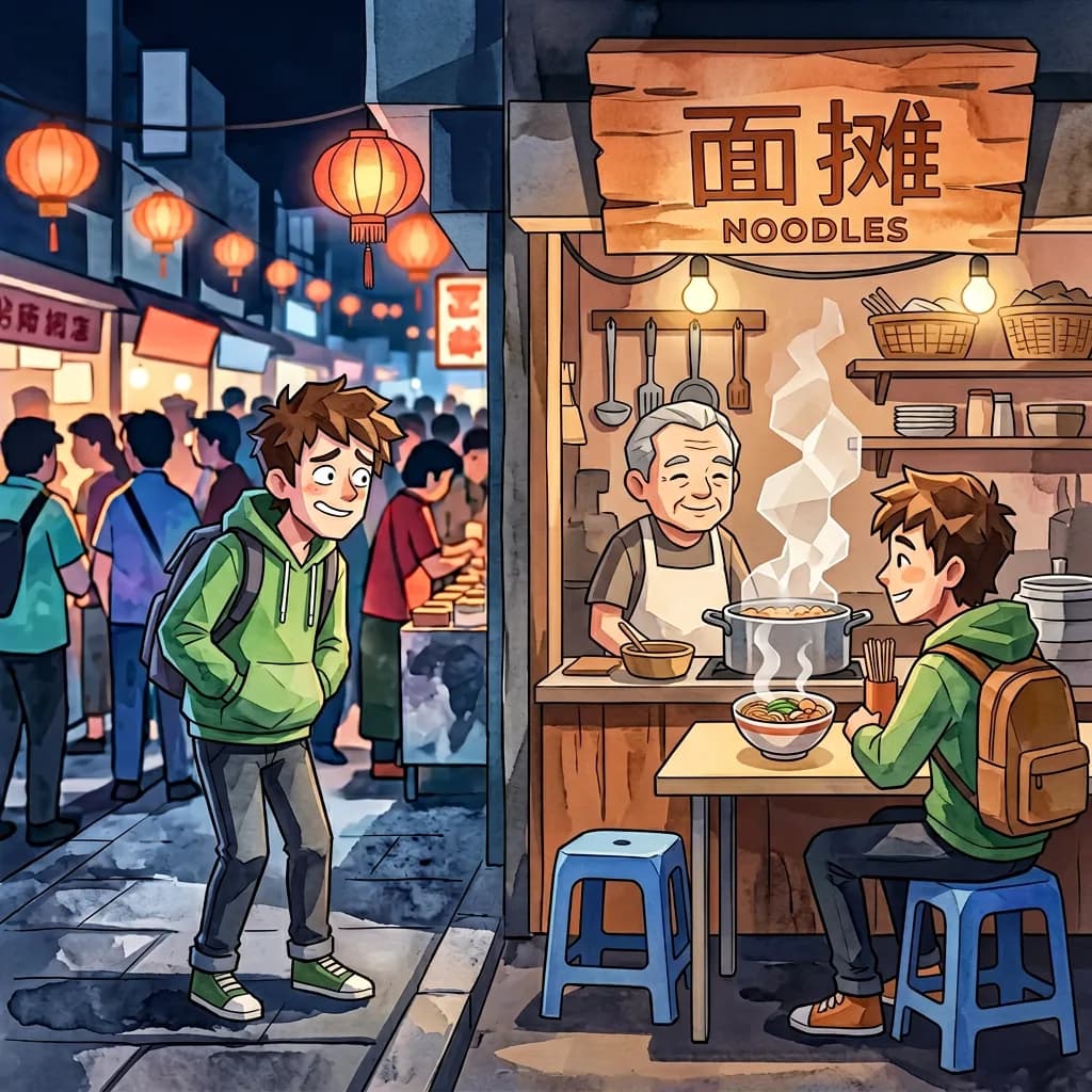 夜市边缘人